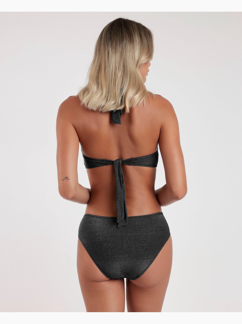 ADMAS Bikini Halter Dazzler para Mujer Negro - Kiabi