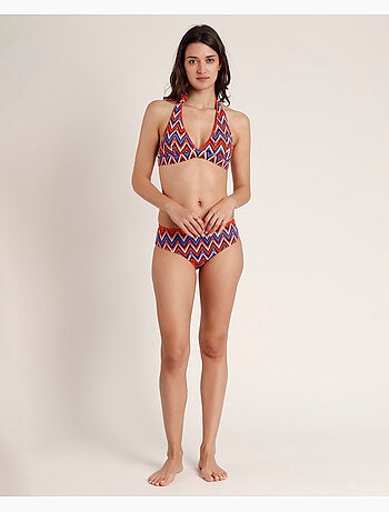 ADMAS Bikini Halter Ethnic Waves para Mujer