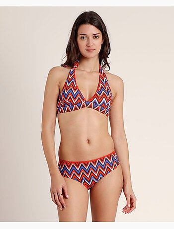 ADMAS Bikini Halter Ethnic Waves para Mujer