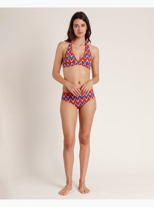 ADMAS Bikini Halter Ethnic Waves para Mujer - Kiabi ADMAS Bikini Halter Ethnic Waves para Mujer - Kiabi