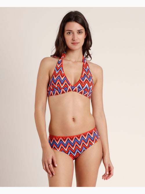 ADMAS Bikini Halter Ethnic Waves para Mujer - Kiabi ADMAS Bikini Halter Ethnic Waves para Mujer - Kiabi
