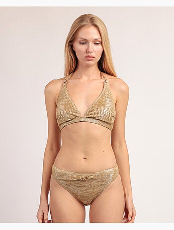 ADMAS Bikini Halter Golden Glow para Mujer
