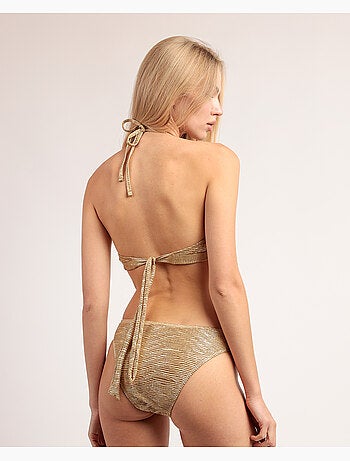 ADMAS Bikini Halter Golden Glow para Mujer