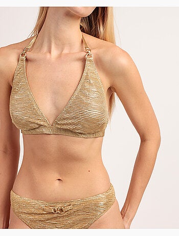 ADMAS Bikini Halter Golden Glow para Mujer