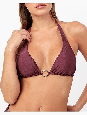 ADMAS Bikini Halter Purple Sunset para Mujer