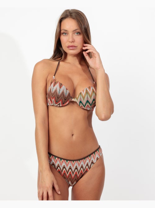 ADMAS Bikini Push Up Sea Waves para Mujer - Kiabi ADMAS Bikini Push Up Sea Waves para Mujer - Kiabi