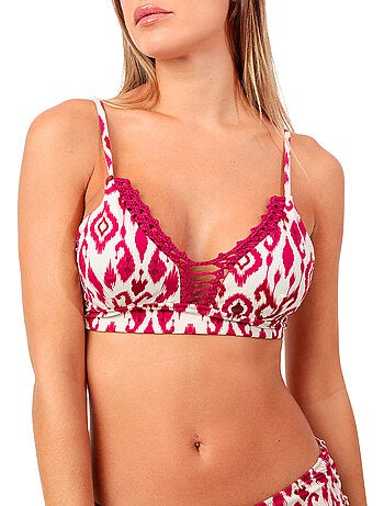 ADMAS Bikini Top Tribal Spirit para Mujer