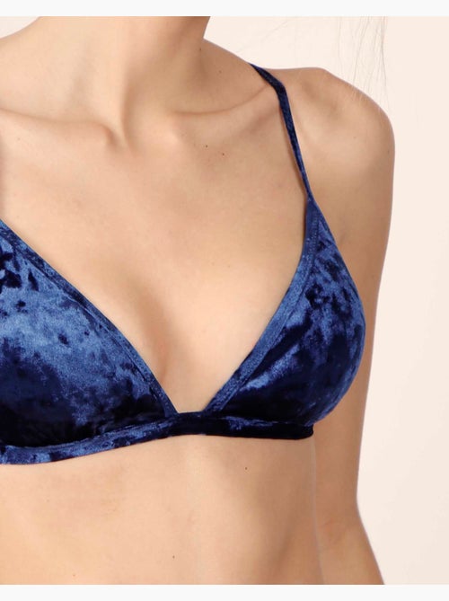 ADMAS Bikini Triangulo Copa Velvet para Mujer - Kiabi ADMAS Bikini Triangulo Copa Velvet para Mujer - Kiabi