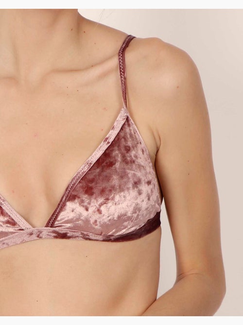 ADMAS Bikini Triangulo Copa Velvet para Mujer - Kiabi ADMAS Bikini Triangulo Copa Velvet para Mujer - Kiabi