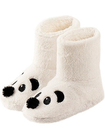 Admas botas/zapatillas de estar por casa panda para mujer