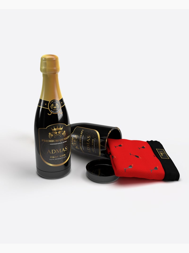 ADMAS Calzoncillo/Boxer Botella Cheers para Hombre Rojo - Kiabi