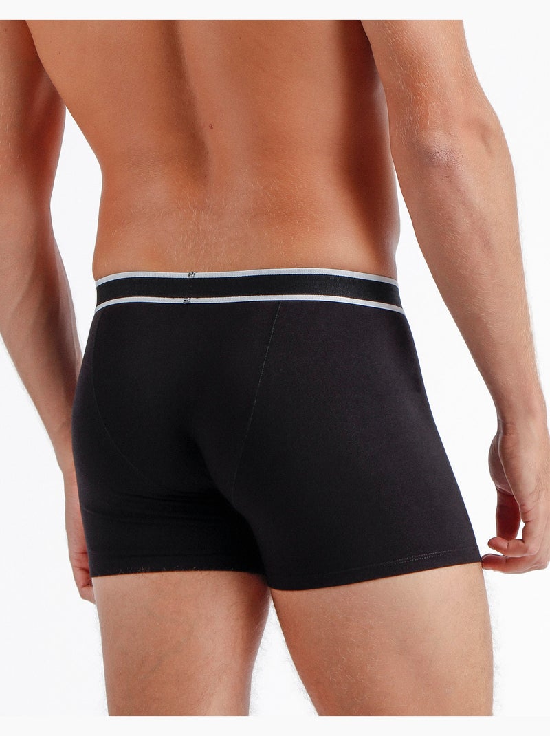 ADMAS Calzoncillo/Bóxer Soft Warm para Hombre Negro - Kiabi