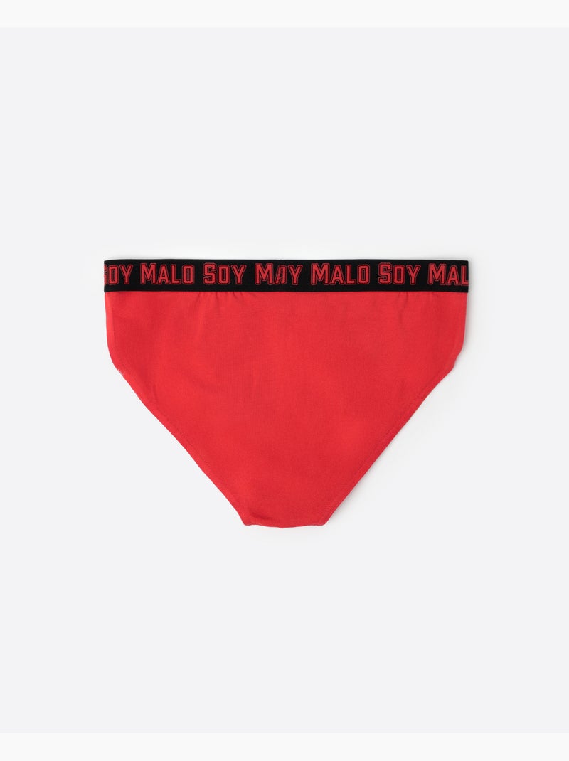 ADMAS Calzoncillo/Slip Saquito Carbón para Hombre Rojo - Kiabi