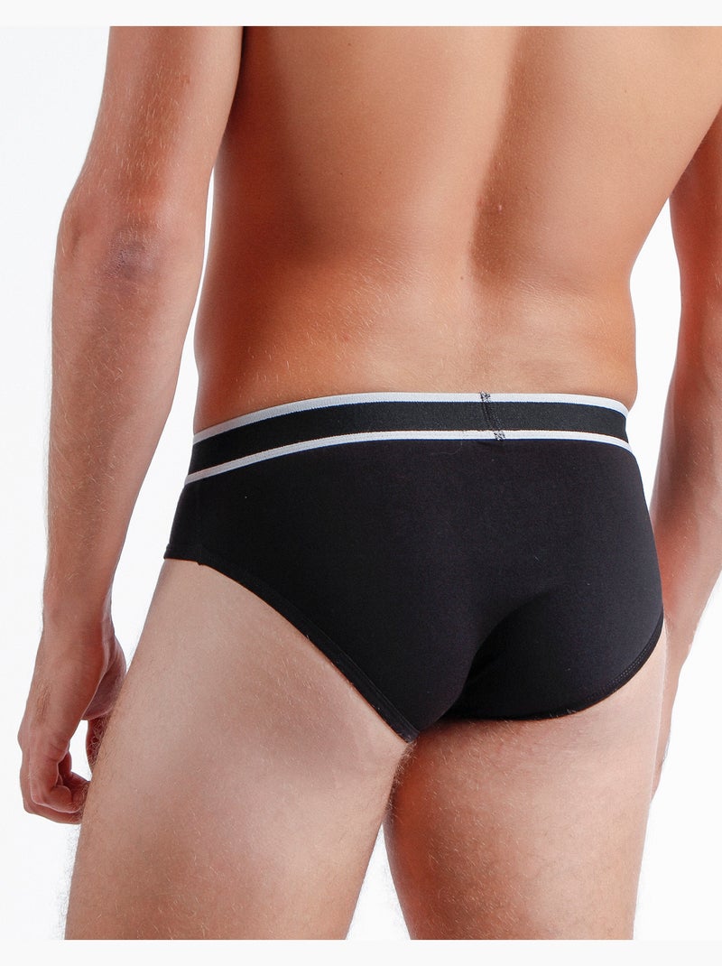 ADMAS Calzoncillo/Slip Soft Warm para Hombre Negro - Kiabi