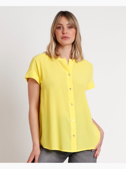 ADMAS Camisa Manga Corta Fluida para Mujer - Kiabi