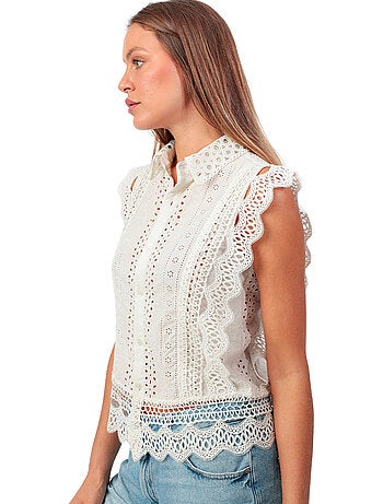 ADMAS Camisa Manga Corta Royal para Mujer