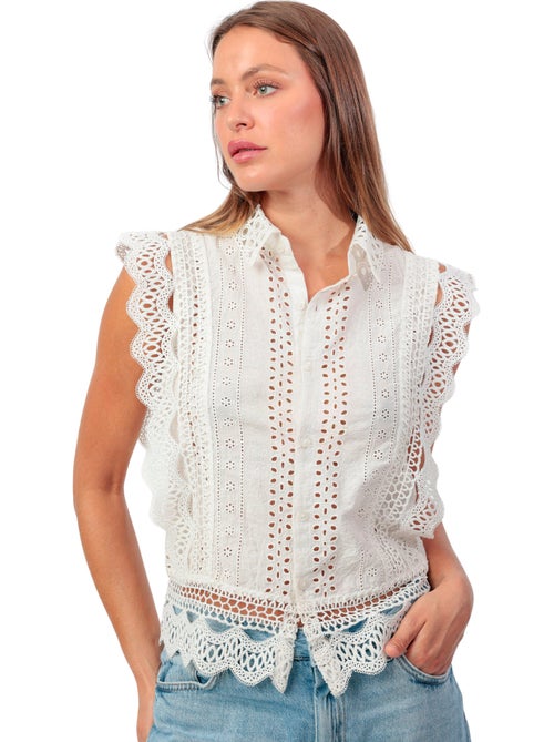 ADMAS Camisa Manga Corta Royal para Mujer - Kiabi