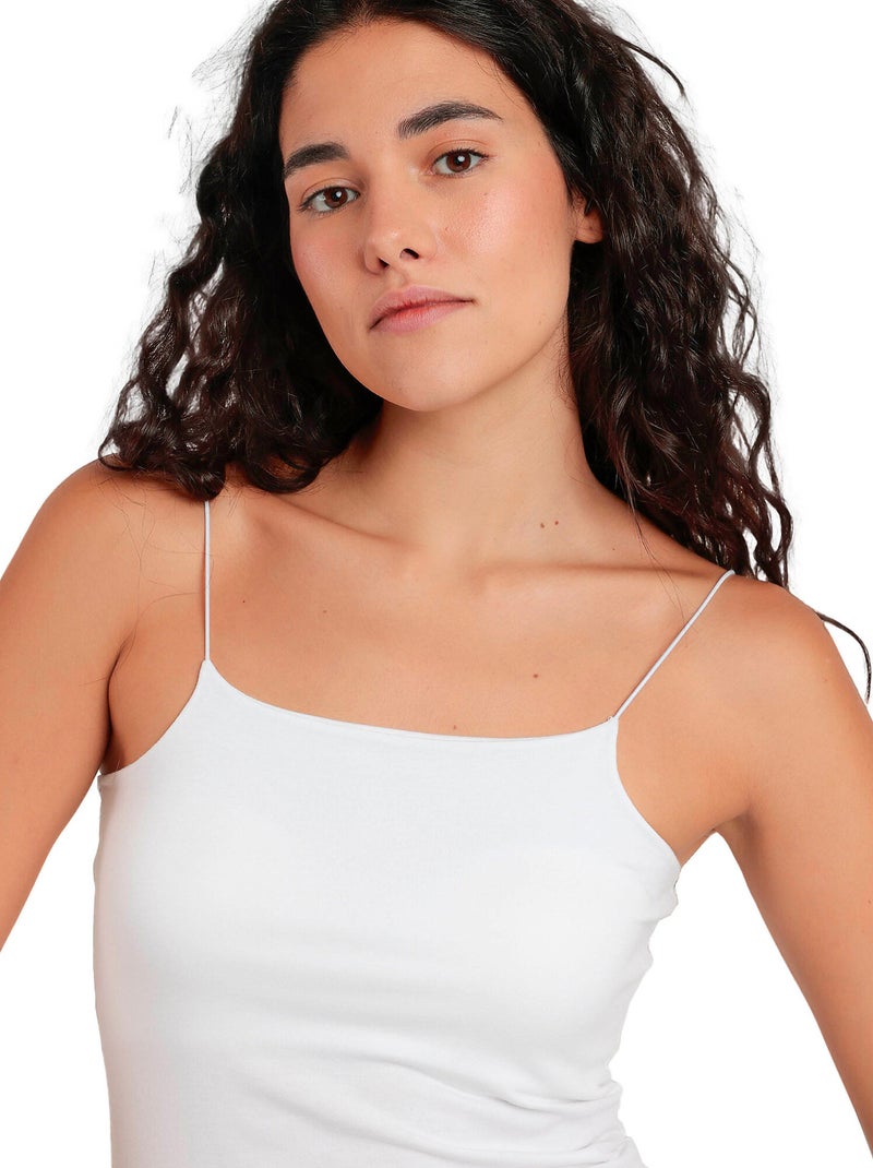 ADMAS Camiseta Interior Tirantes Invisible para Mujer Blanco - Kiabi