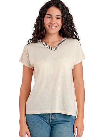 ADMAS Camiseta Manga Caída Mexico para Mujer