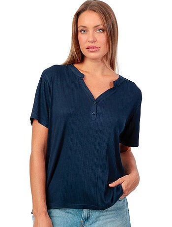 ADMAS Camiseta Manga Corta Blouse para Mujer