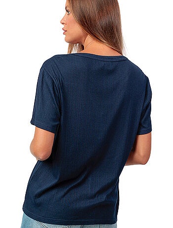 ADMAS Camiseta Manga Corta Blouse para Mujer