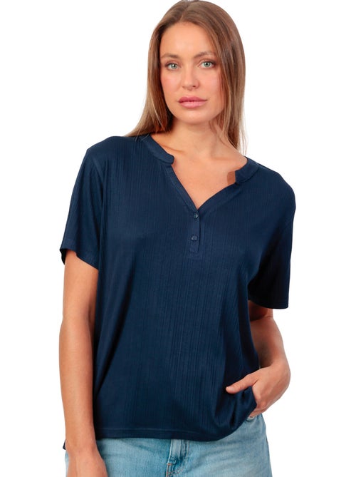 ADMAS Camiseta Manga Corta Blouse para Mujer - Kiabi ADMAS Camiseta Manga Corta Blouse para Mujer - Kiabi