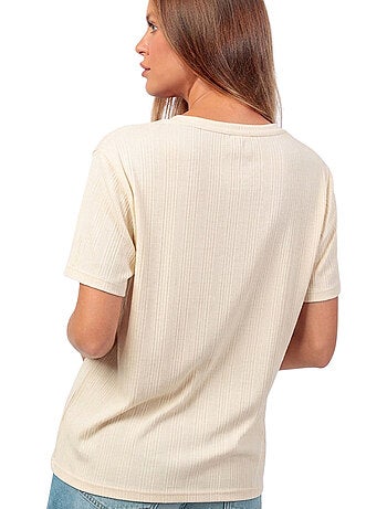 ADMAS Camiseta Manga Corta Blouse para Mujer
