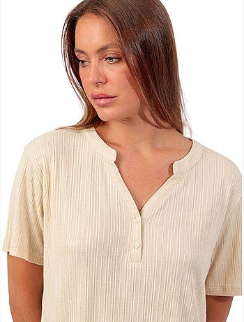 ADMAS Camiseta Manga Corta Blouse para Mujer