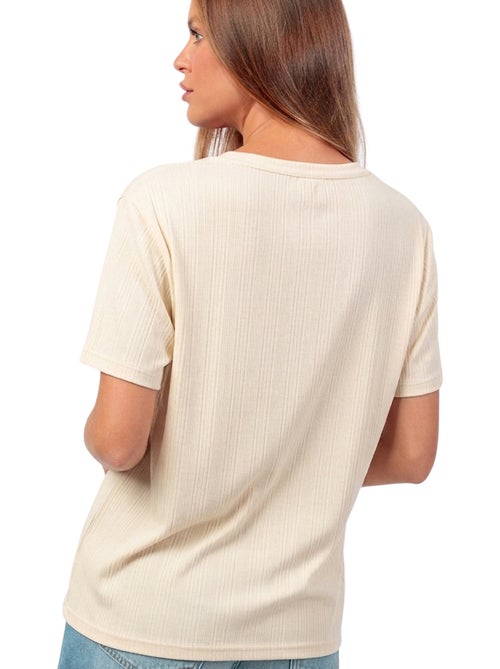 ADMAS Camiseta Manga Corta Blouse para Mujer - Kiabi