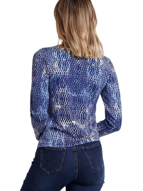 ADMAS Camiseta Manga Larga Blue Skin para Mujer - Kiabi