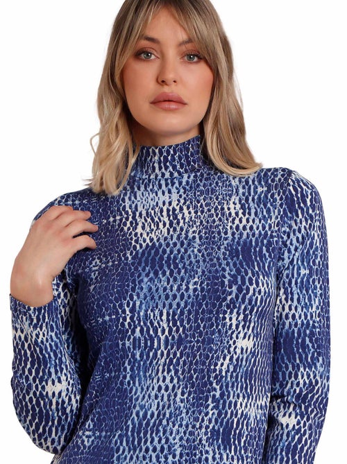 ADMAS Camiseta Manga Larga Blue Skin para Mujer - Kiabi