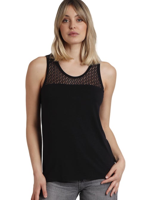 ADMAS Camiseta Sin Mangas Lace para Mujer - Kiabi