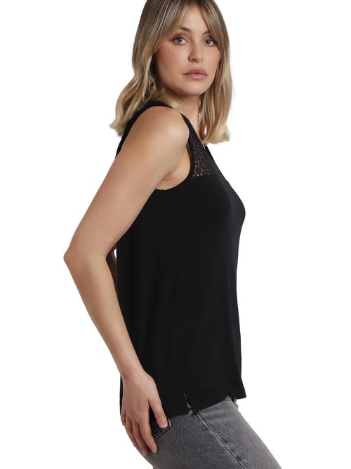 ADMAS Camiseta Sin Mangas Lace para Mujer - Kiabi
