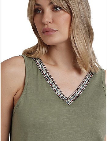 ADMAS Camiseta Sin Mangas Mexico para Mujer