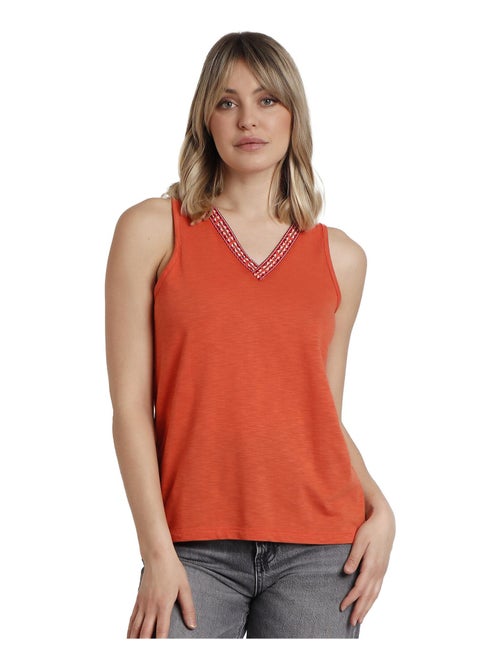 ADMAS Camiseta Sin Mangas Mexico para Mujer - Kiabi ADMAS Camiseta Sin Mangas Mexico para Mujer - Kiabi
