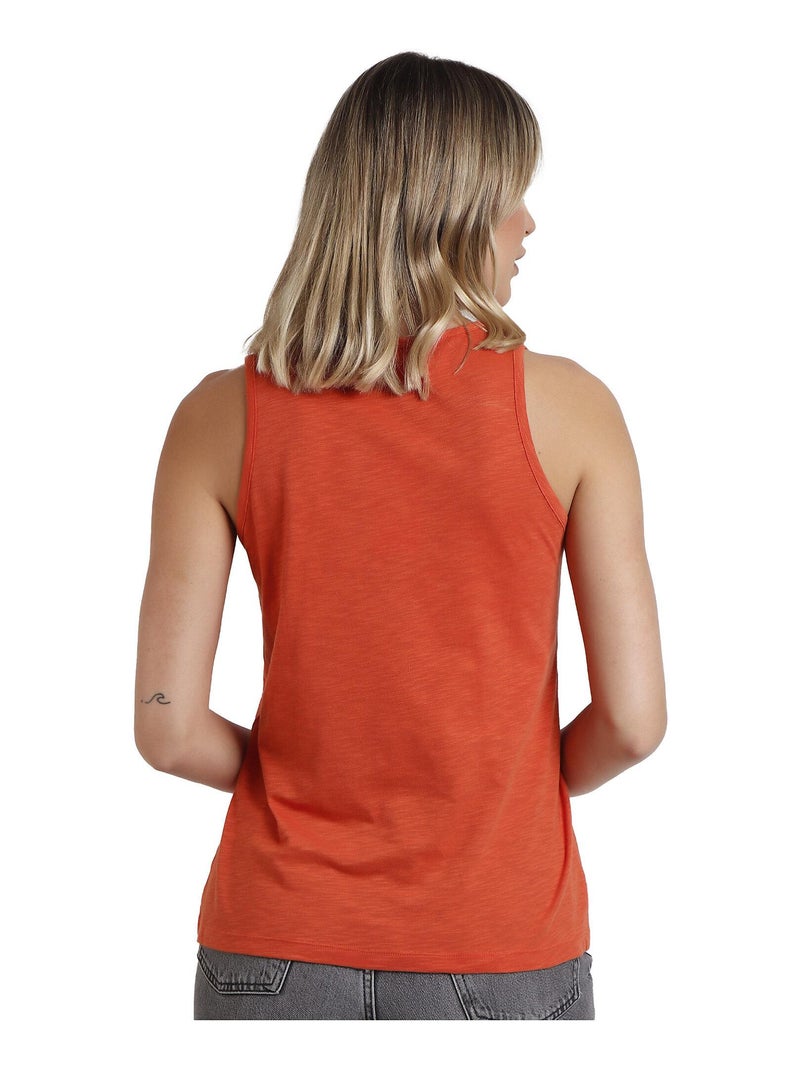 ADMAS Camiseta Sin Mangas Mexico para Mujer Naranja coral - Kiabi