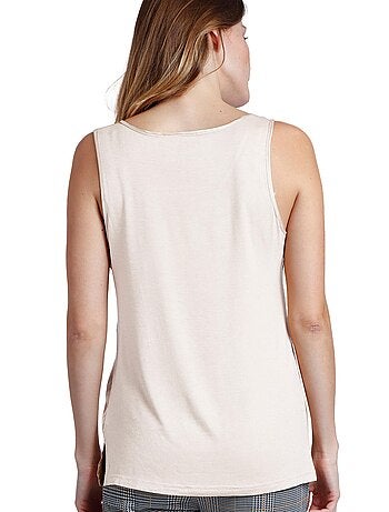 ADMAS Camiseta Sin Mangas Raso para Mujer
