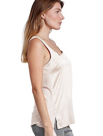 ADMAS Camiseta Sin Mangas Raso para Mujer