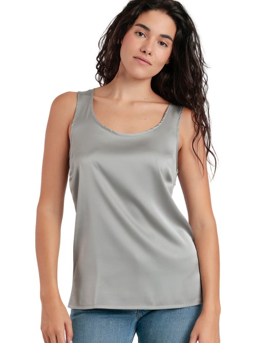 ADMAS Camiseta Sin Mangas Raso para Mujer - Kiabi