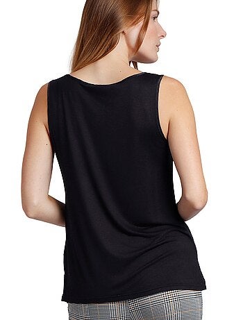 ADMAS Camiseta Sin Mangas Raso para Mujer