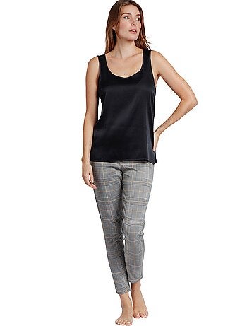 ADMAS Camiseta Sin Mangas Raso para Mujer