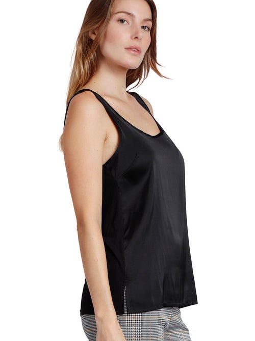 ADMAS Camiseta Sin Mangas Raso para Mujer - Kiabi ADMAS Camiseta Sin Mangas Raso para Mujer - Kiabi