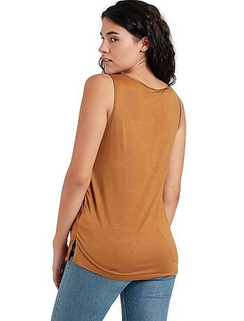 ADMAS Camiseta Sin Mangas Satin Lace para Mujer
