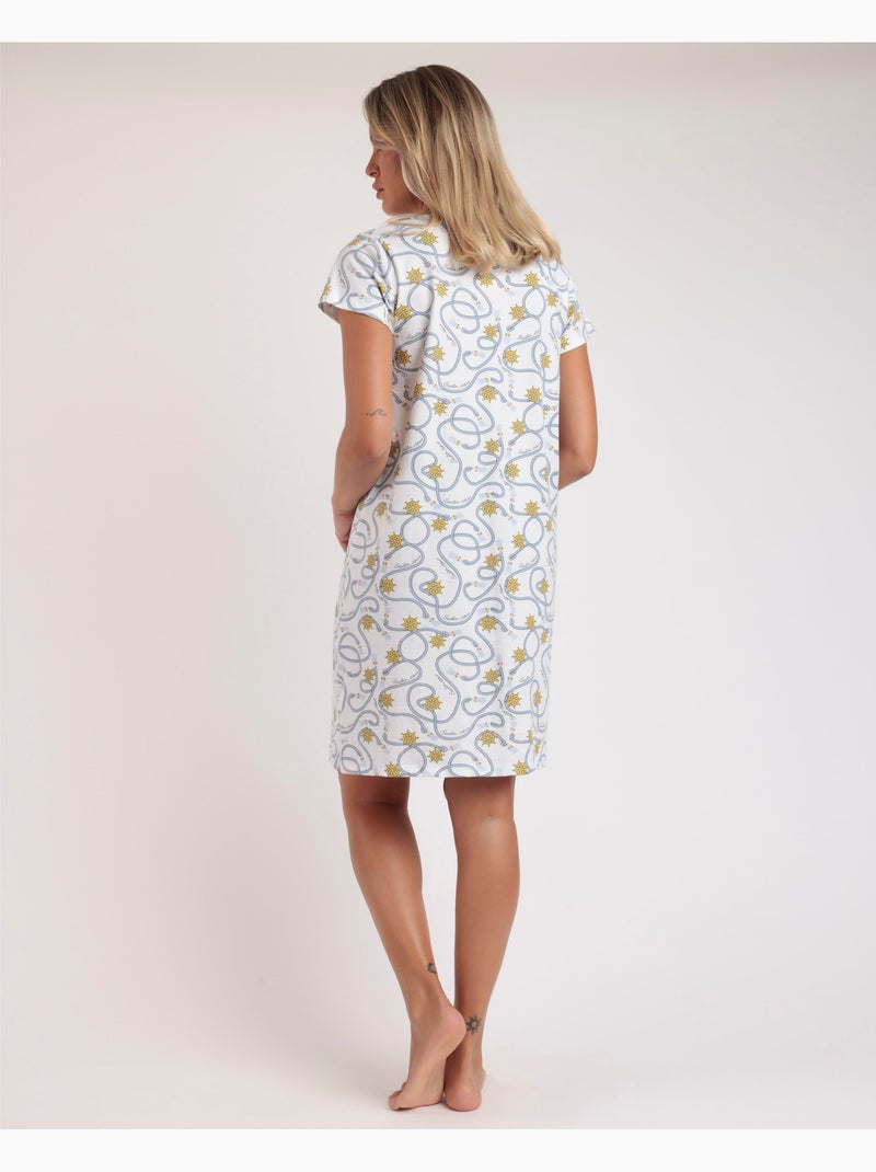 ADMAS Camisola Abierta Manga Caída Sailor Admas para Mujer Azul - Kiabi