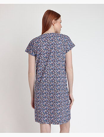 ADMAS Camisola Manga Caída Blue And Pink Liberty para Mujer