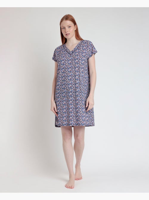 ADMAS Camisola Manga Caída Blue And Pink Liberty para Mujer - Kiabi