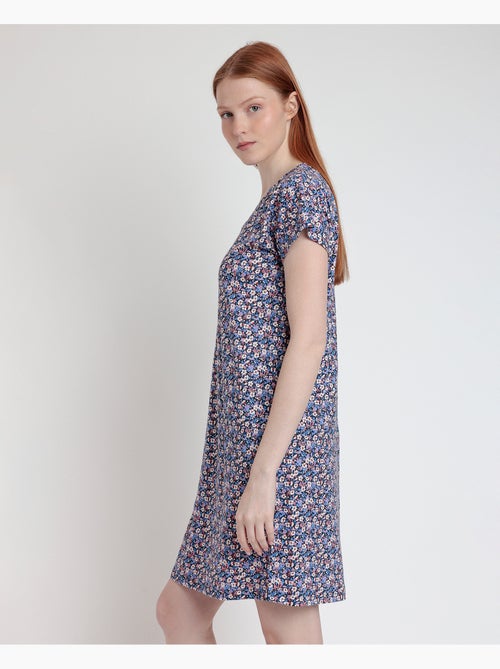 ADMAS Camisola Manga Caída Blue And Pink Liberty para Mujer - Kiabi