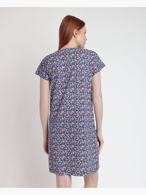 ADMAS Camisola Manga Caída Blue And Pink Liberty para Mujer - Kiabi
