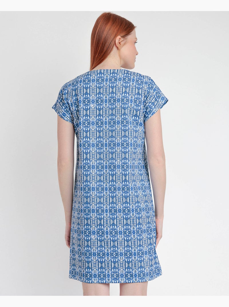 ADMAS Camisola Manga Caída Ibiza Trip para Mujer Azul - Kiabi