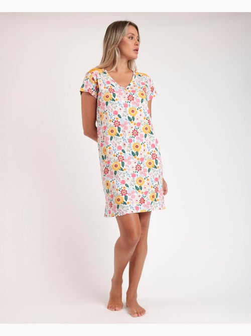 ADMAS Camisola Manga Corta Gold Flowers para Mujer - Kiabi